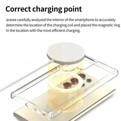 Cover Samsung S24 Ultra Duple Magsafe Case Araree - Clear